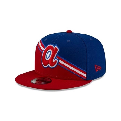 Red Atlanta Braves Hat - New Era MLB Color Cross 9FIFTY Snapback Caps USA6148092